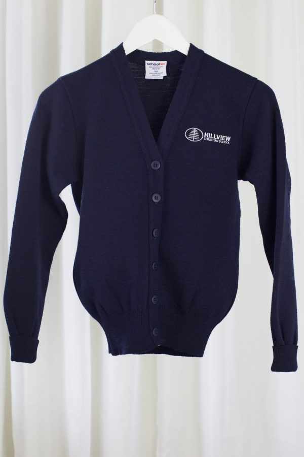 Girls Navy Cardigan