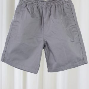 Boys Grey Drill Shorts