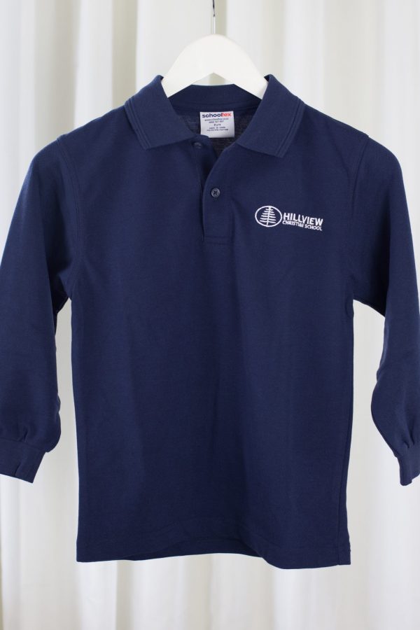 Boys Navy Polo Top Sizes 4 - 16