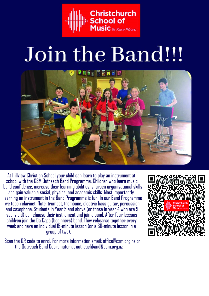 MUSIC AT HILLVIEW Hillview Christian School